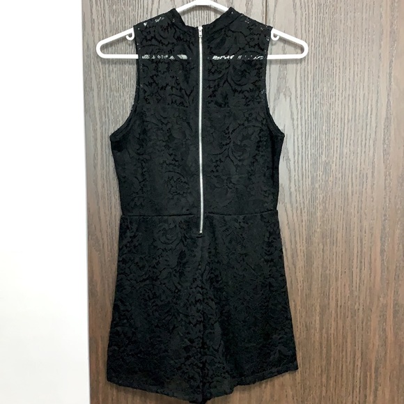 Garage black lace romper - Picture 2 of 3